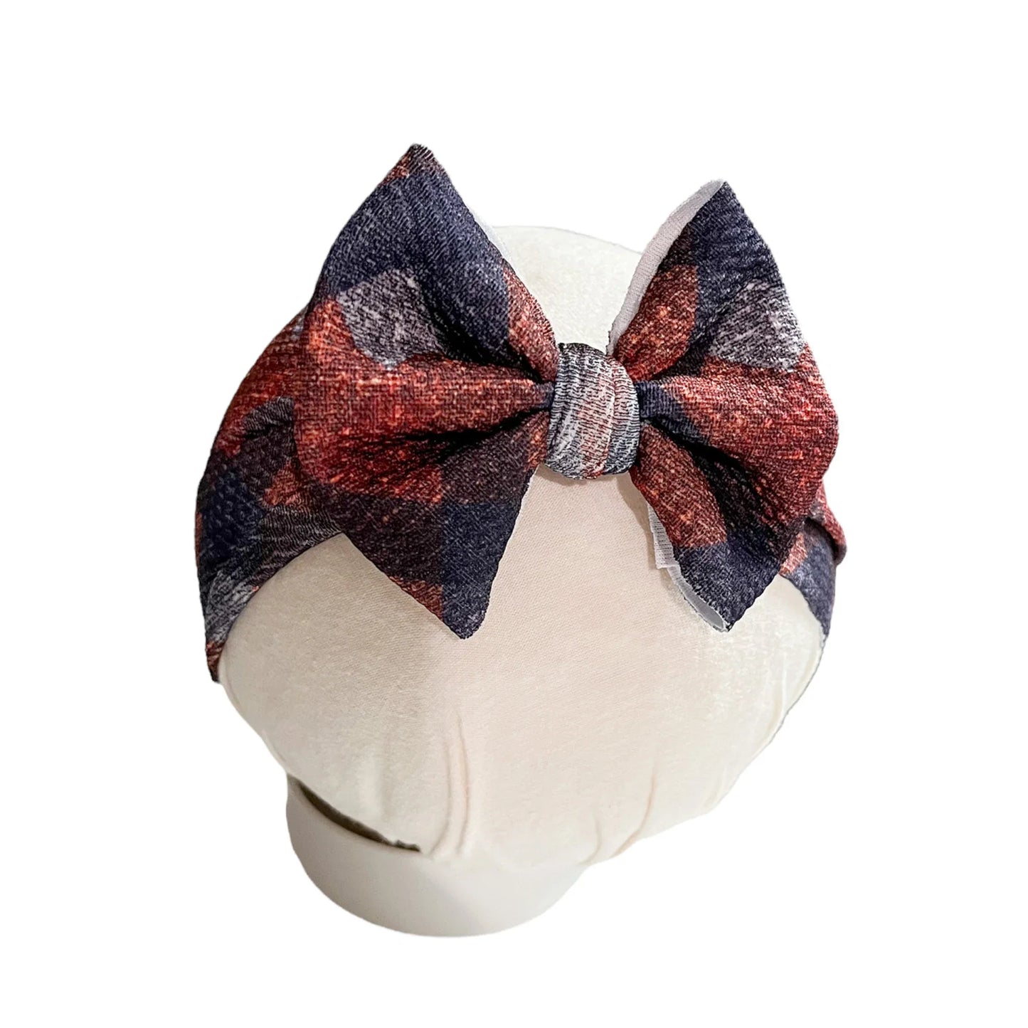 Fall plaid Headwrap Bow