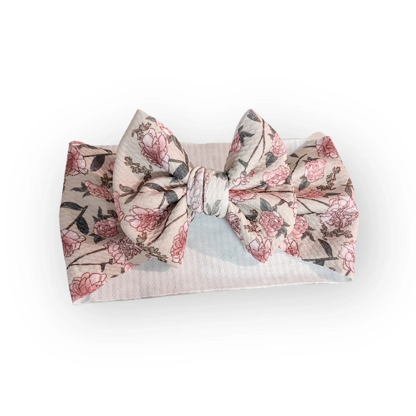 Vintage Carnation Headwrap Bow