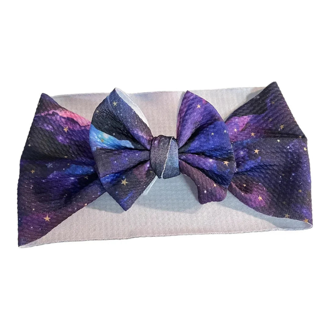 Galaxy Headwrap Bow