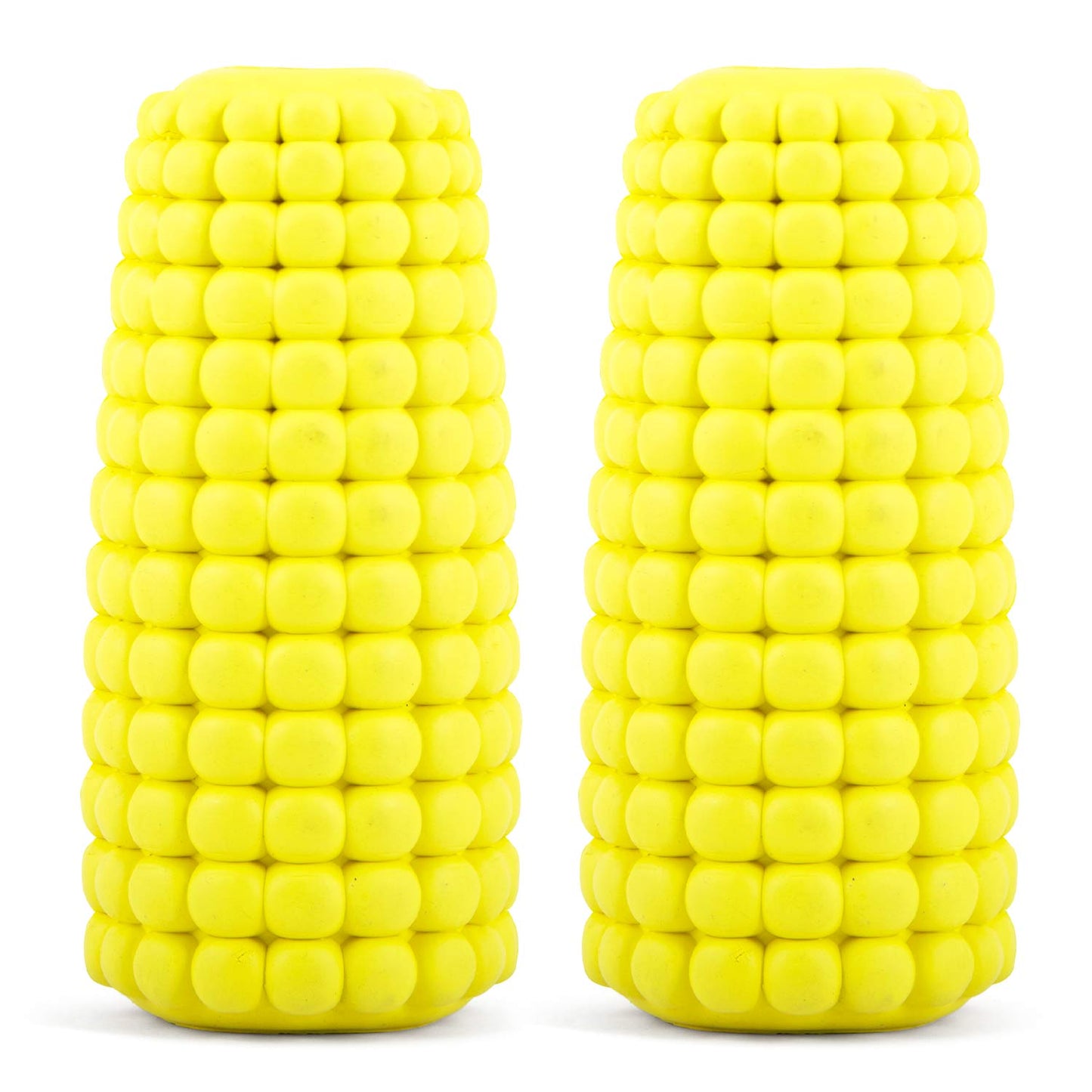 Jeffers Corn Cob Natural Rubber Stuffable Treat Dispenser Dog Dental Chew Toy