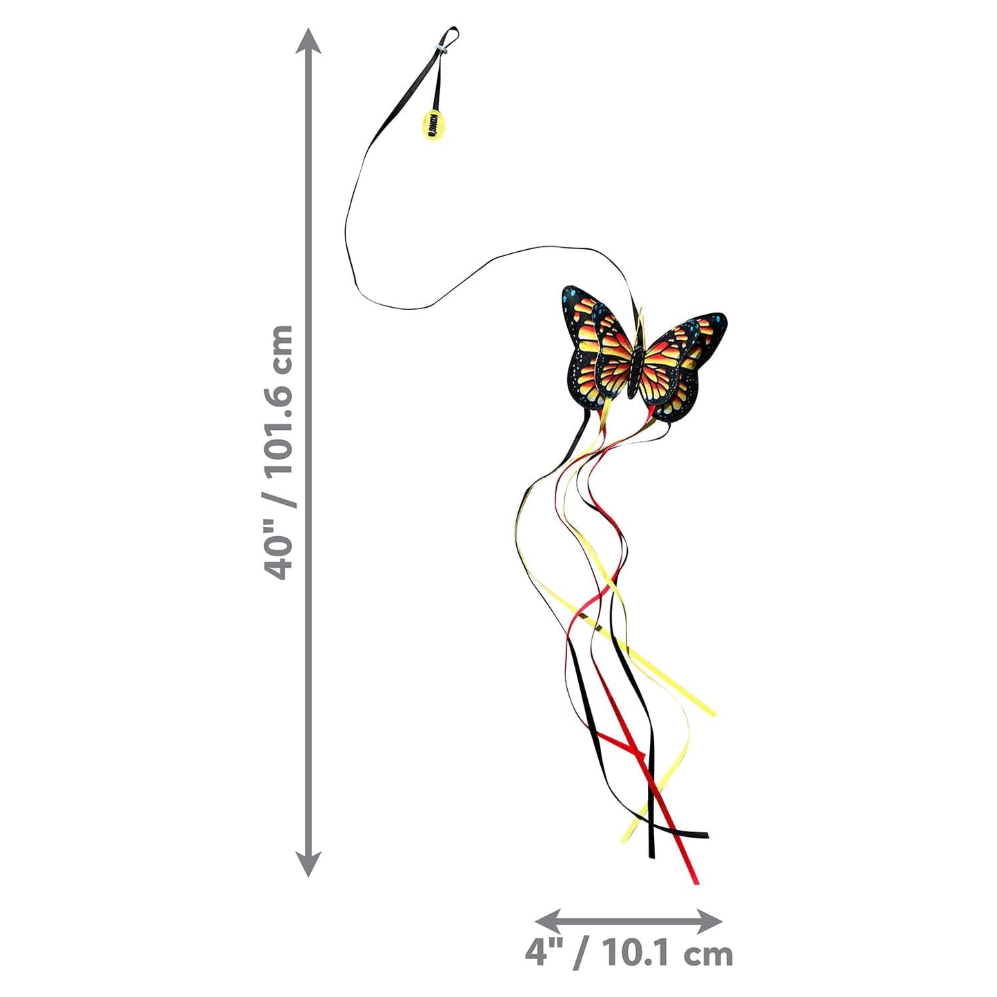 KONG Teaser Butterfly Cat Toy, Assorted