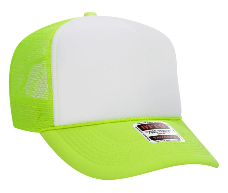 On My Wife's Last Nerve Skeleton Design Adult Otto Foam Trucker Hat