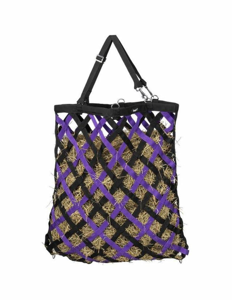 Tough 1 Slow Feed Web Hay Feeder Diamond Purple