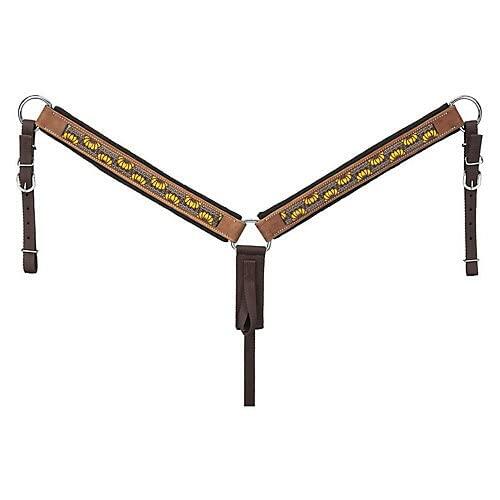 Tough 1 Printed Nylon Breastcollar Sunflower
