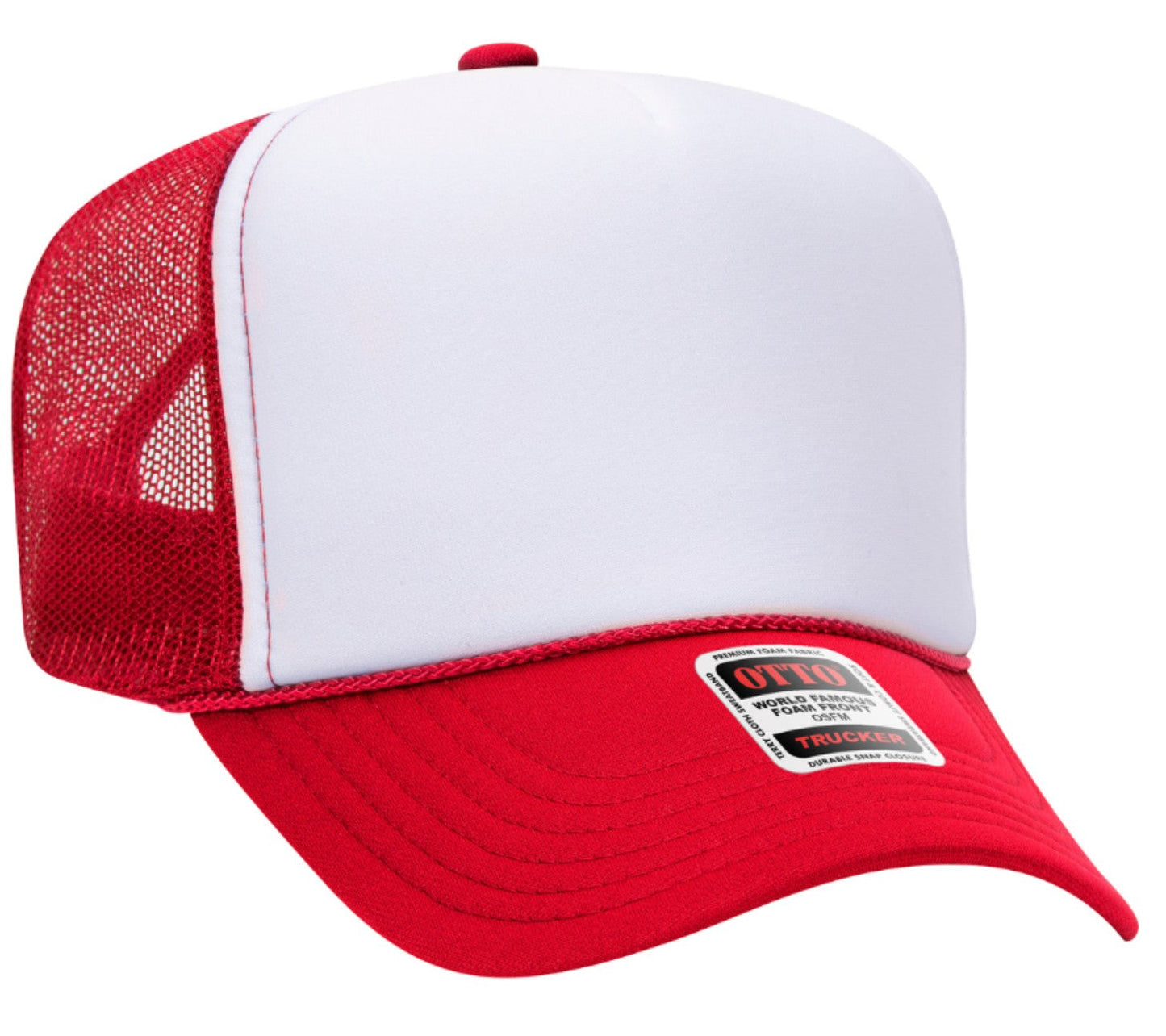 On My Husband's Last Nerve Skeleton Design Adult Otto Foam Trucker Hat