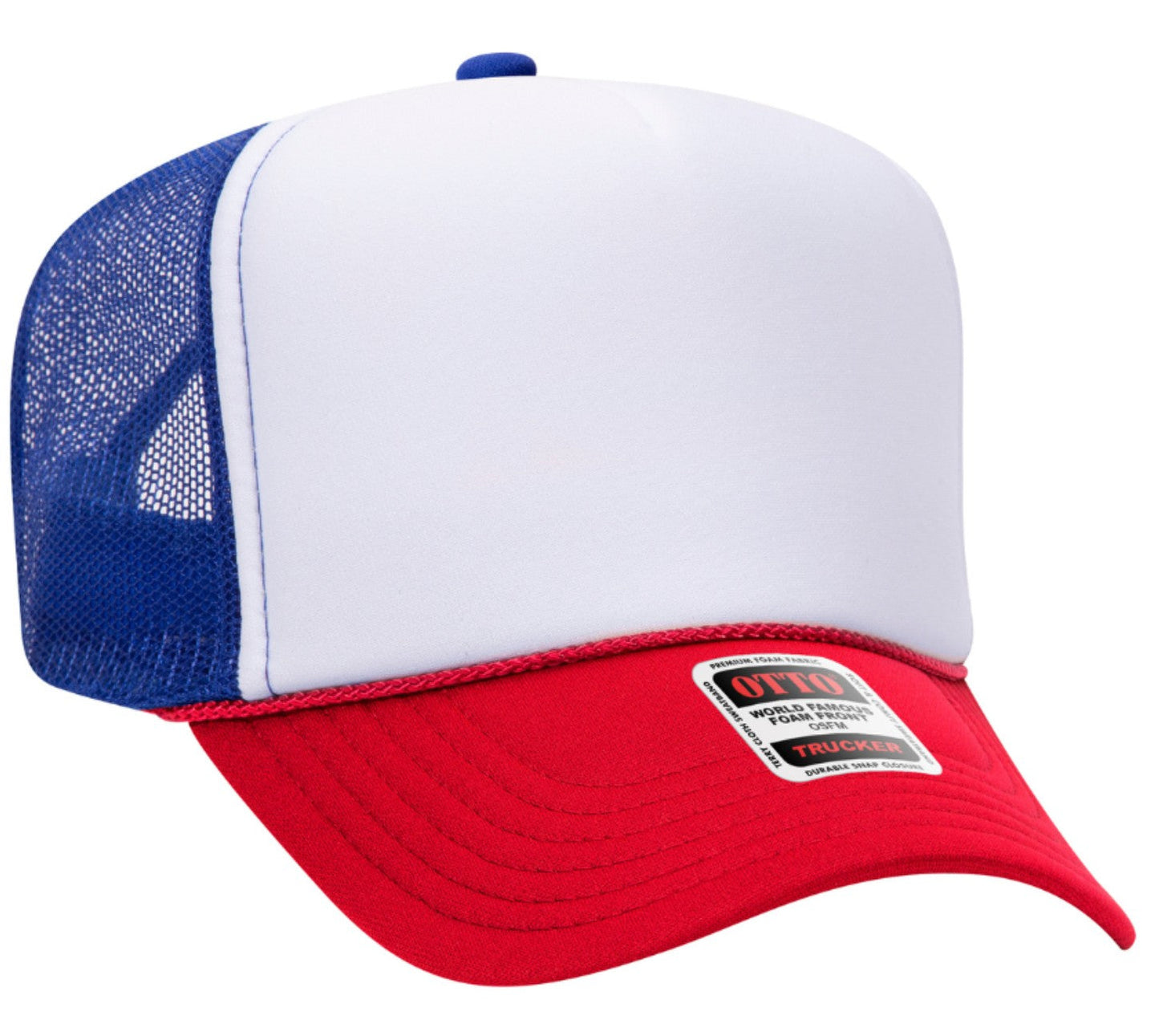 On My Husband's Last Nerve Skeleton Design Adult Otto Foam Trucker Hat