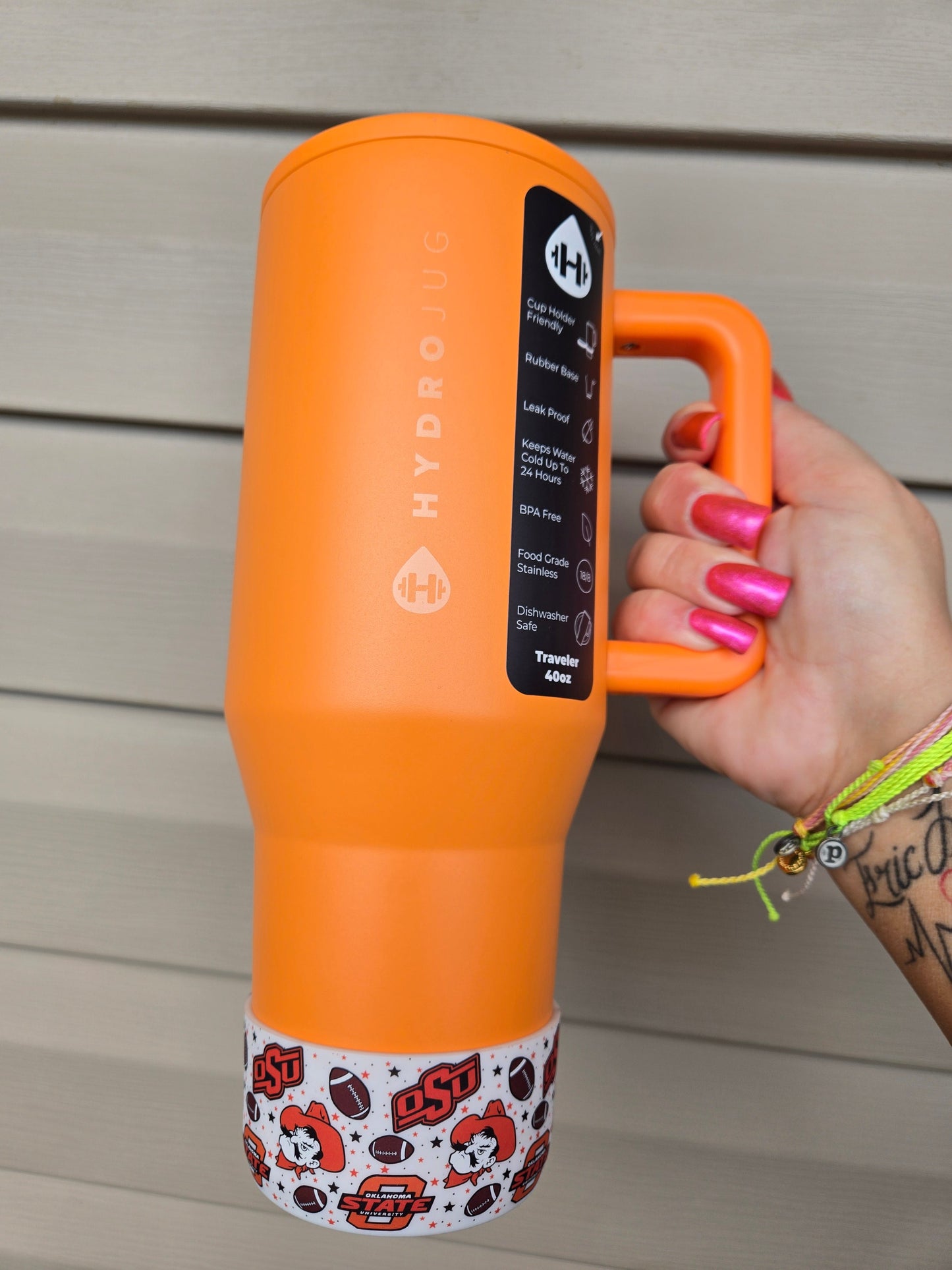 Oklahoma State Silicone Boot Bumper Sleeve