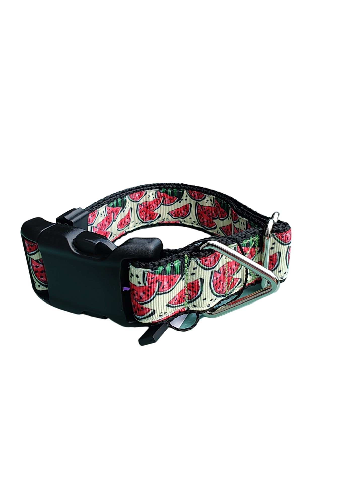 Watermelon Green Nylon Dog Collar MD, LG, XL, Leash