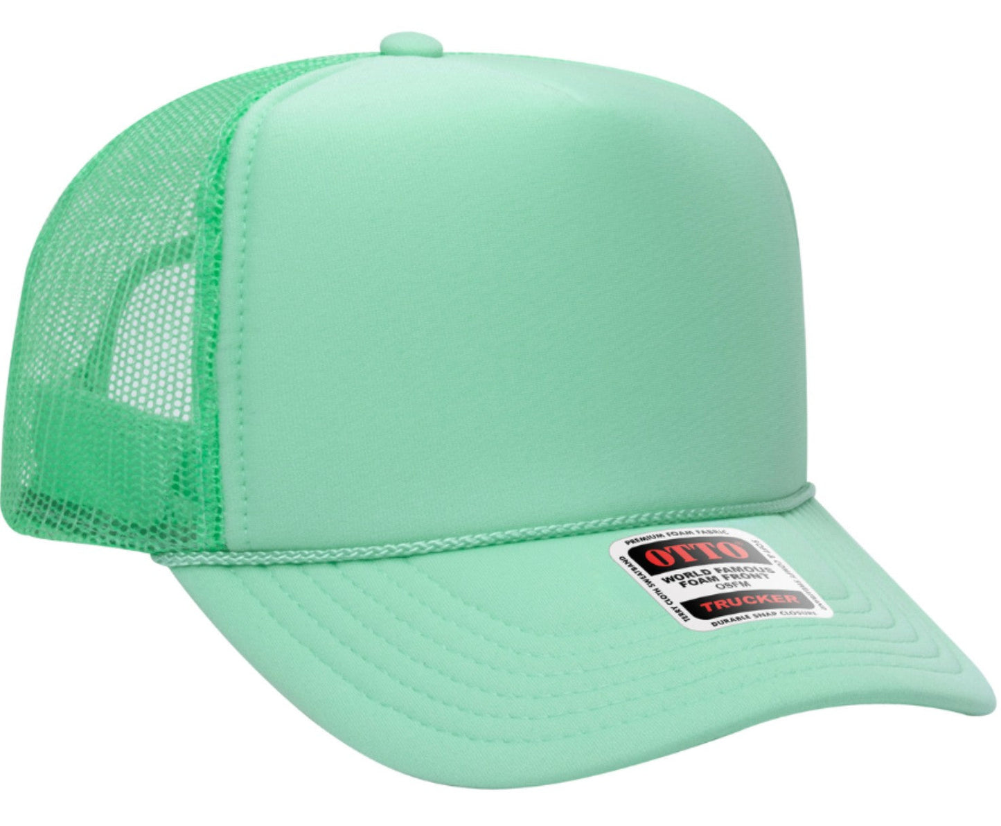 On My Wife's Last Nerve Skeleton Design Adult Otto Foam Trucker Hat