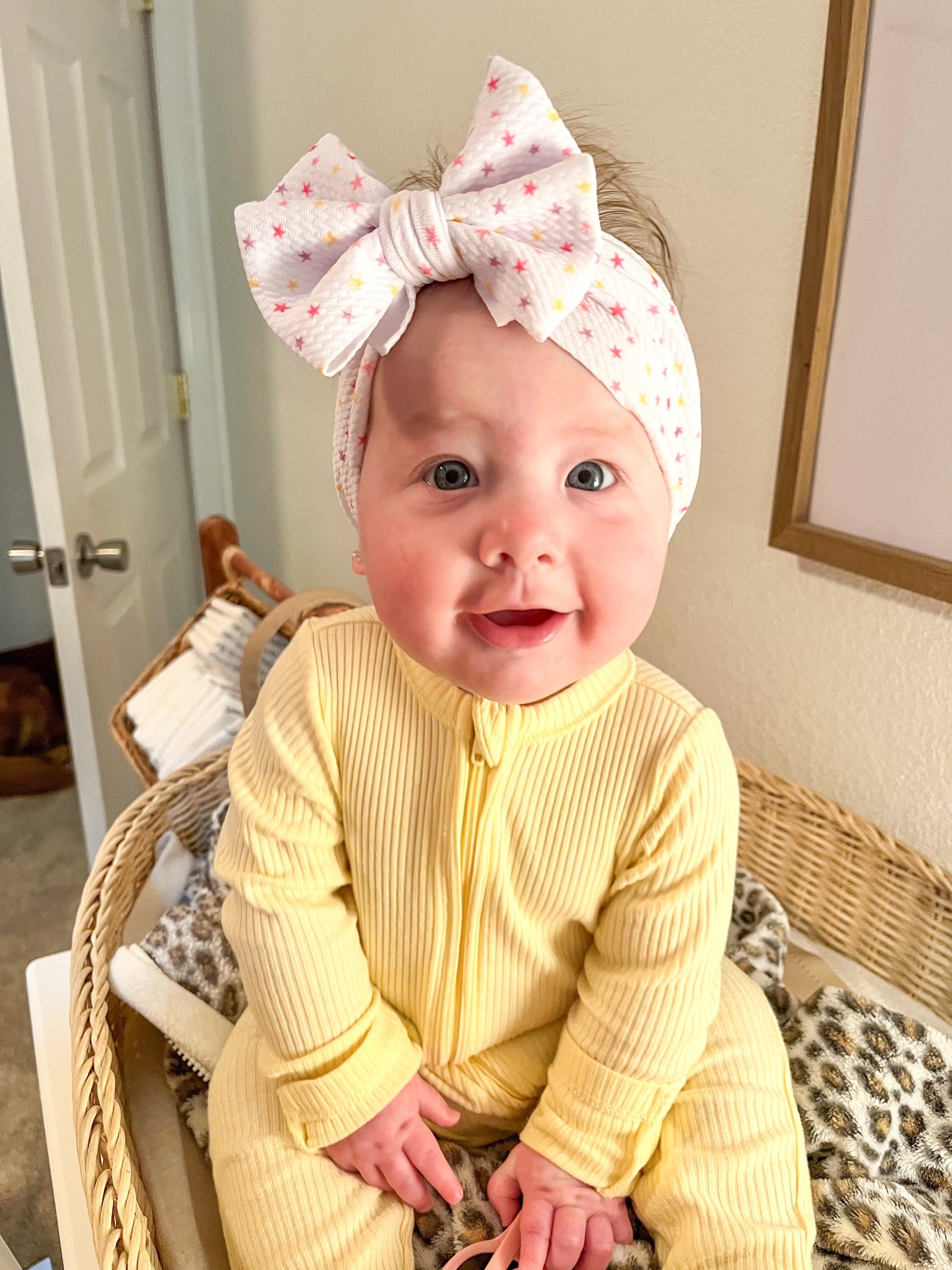 Mini Stars Headwrap Bow