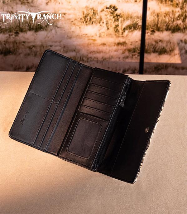 Trinity Ranch Concho Collection Wallet - Black