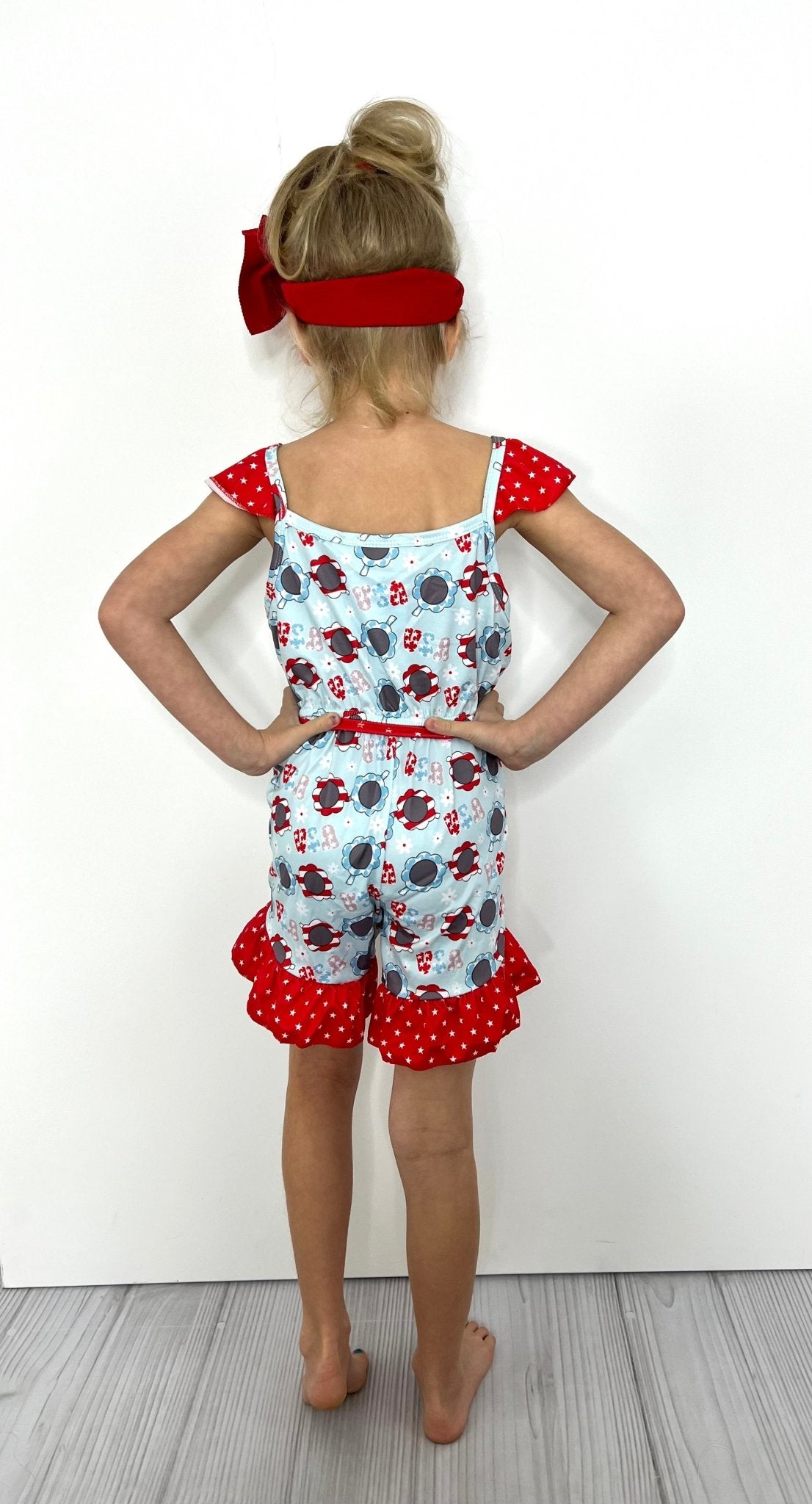 USA Sunnies Girls Romper
