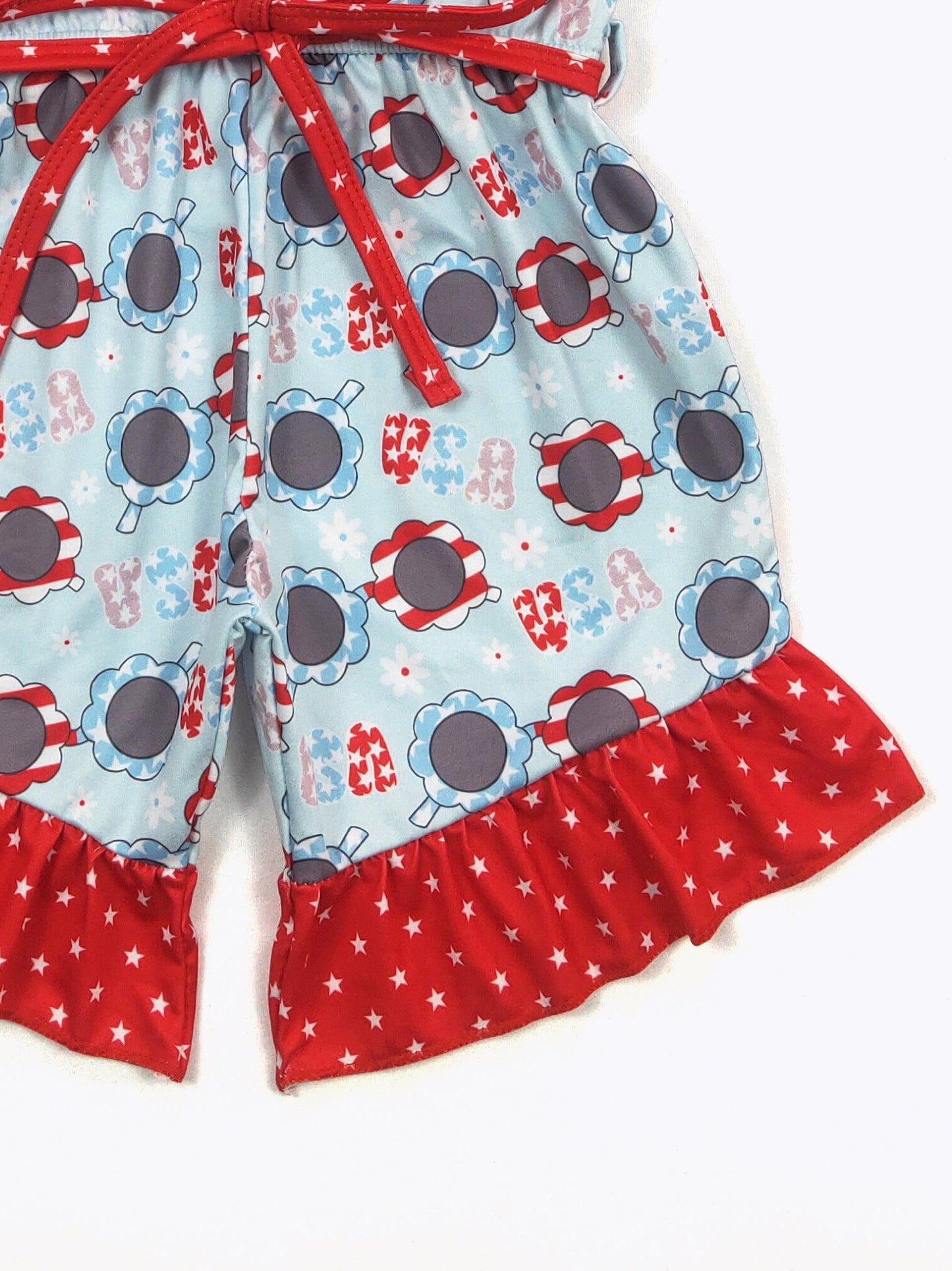 USA Sunnies Girls Romper