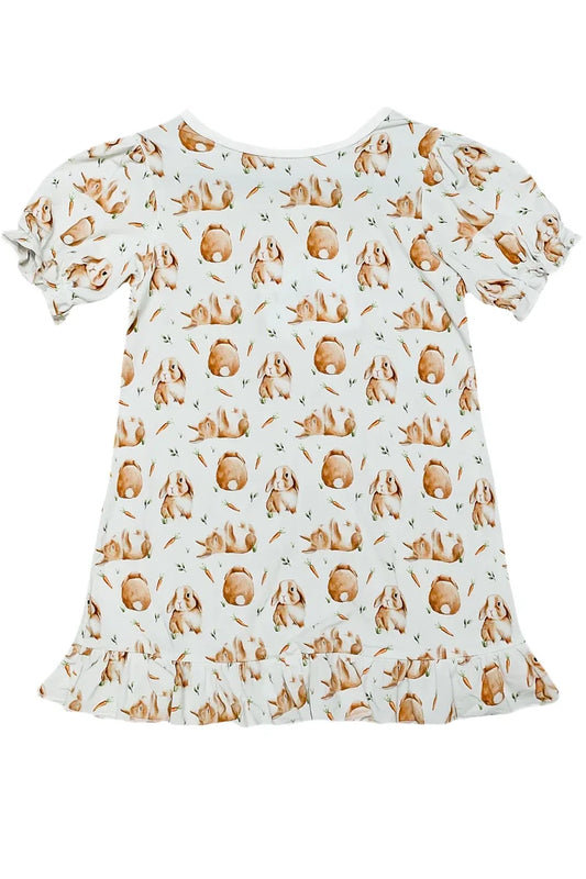 Vintage Bamboo Bunny Play Dress