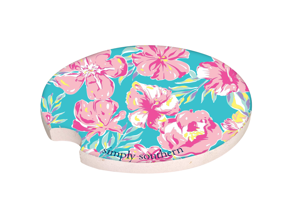 Car Coaster - Happy - S20 - Simply Southern