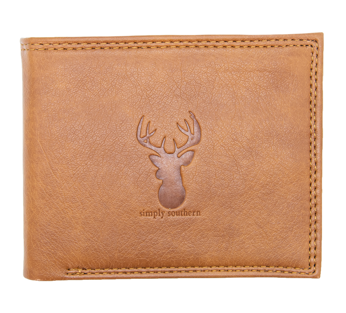 Guys Leather Wallet - SS - Simply Southern