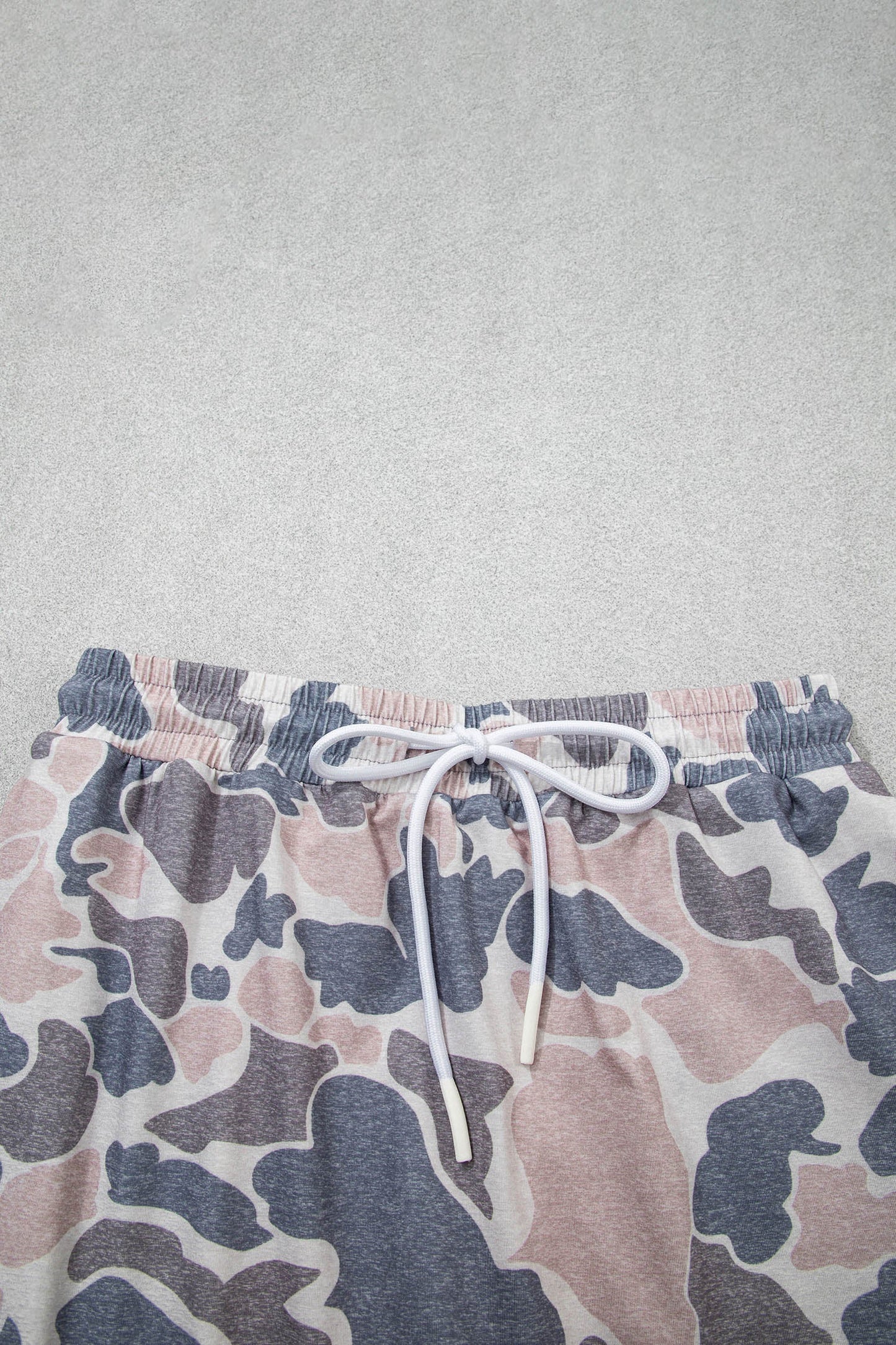 Retro Camo Colorblock Top & Trim Skort Set