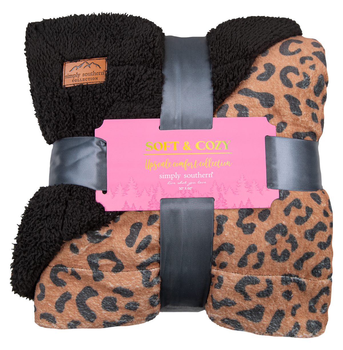 Simply Soft Sherpa Blanket - SS - F22 - Simply Southern