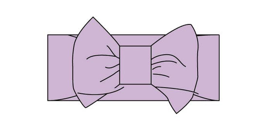 Purple Luxe Bow "Fairy Dreams"