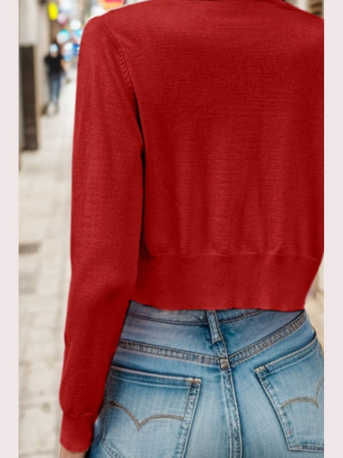 Women Button Up Long Sleeve Cardigan