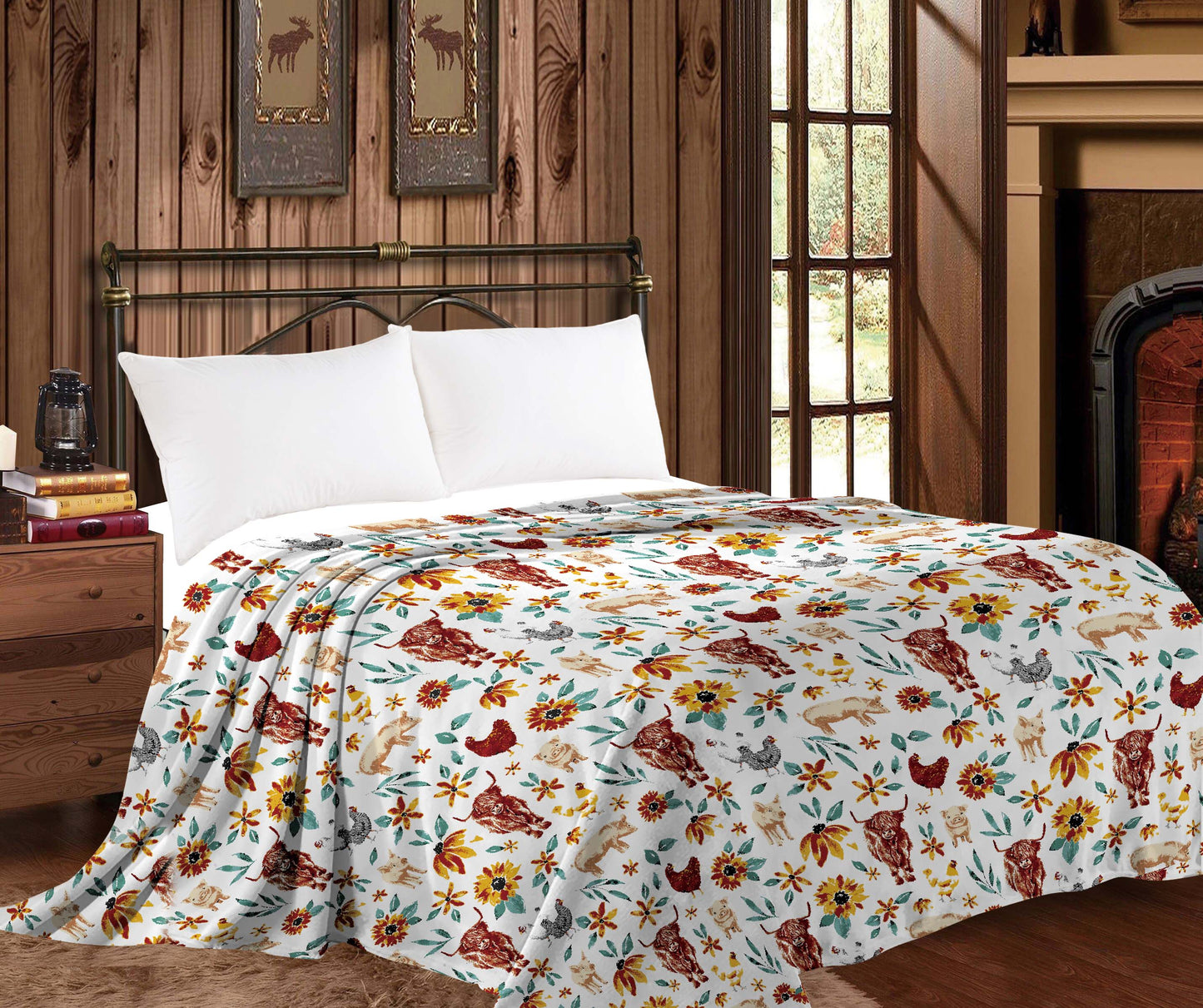 Little Farm - Queen Mia - Heavy Throw Blanket