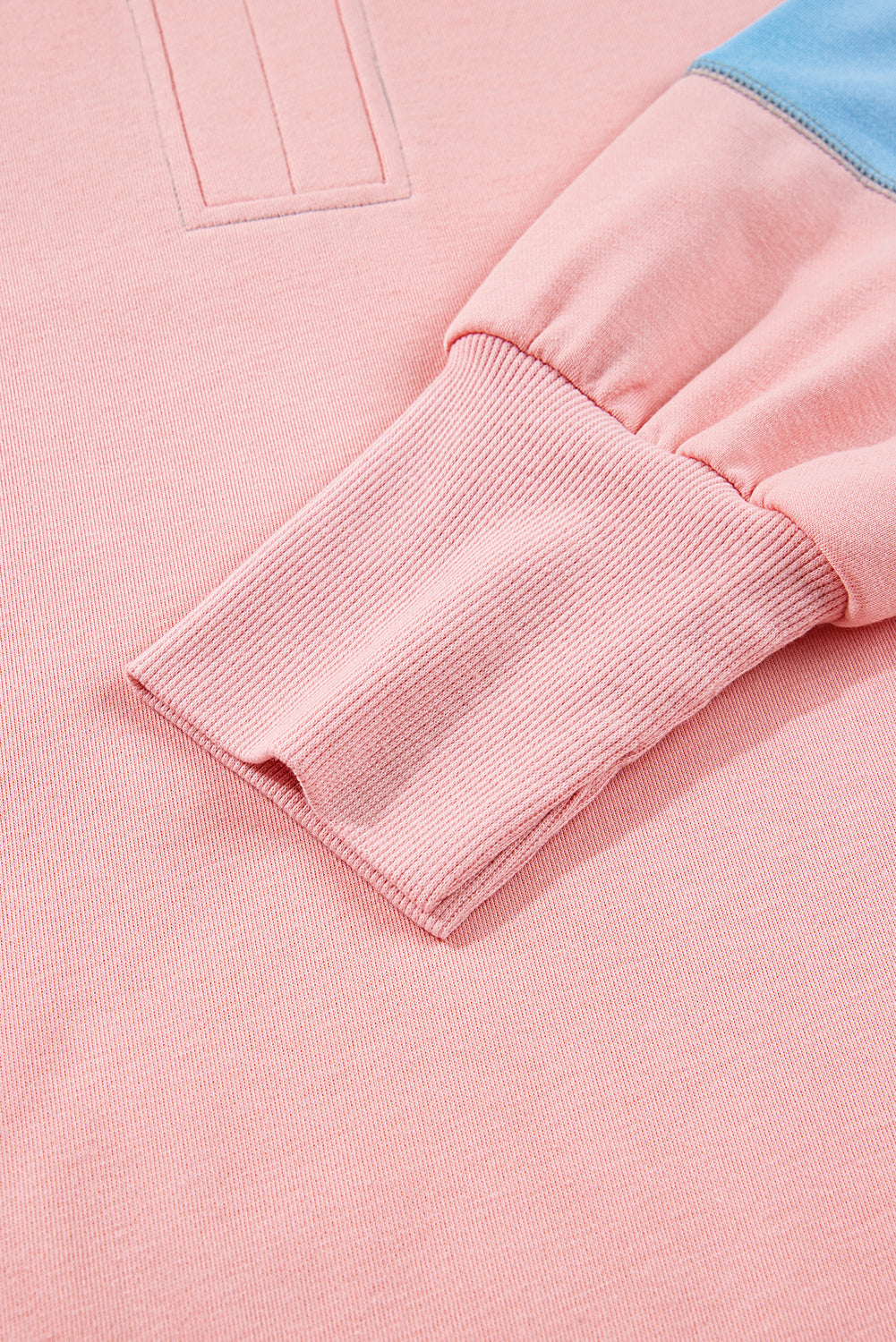 Colorblock Patchwork Reverse Seam Sweatshirt