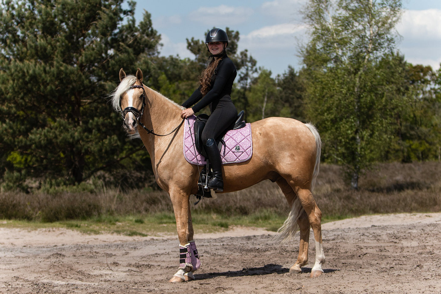 Pink Mist Saddle Pad