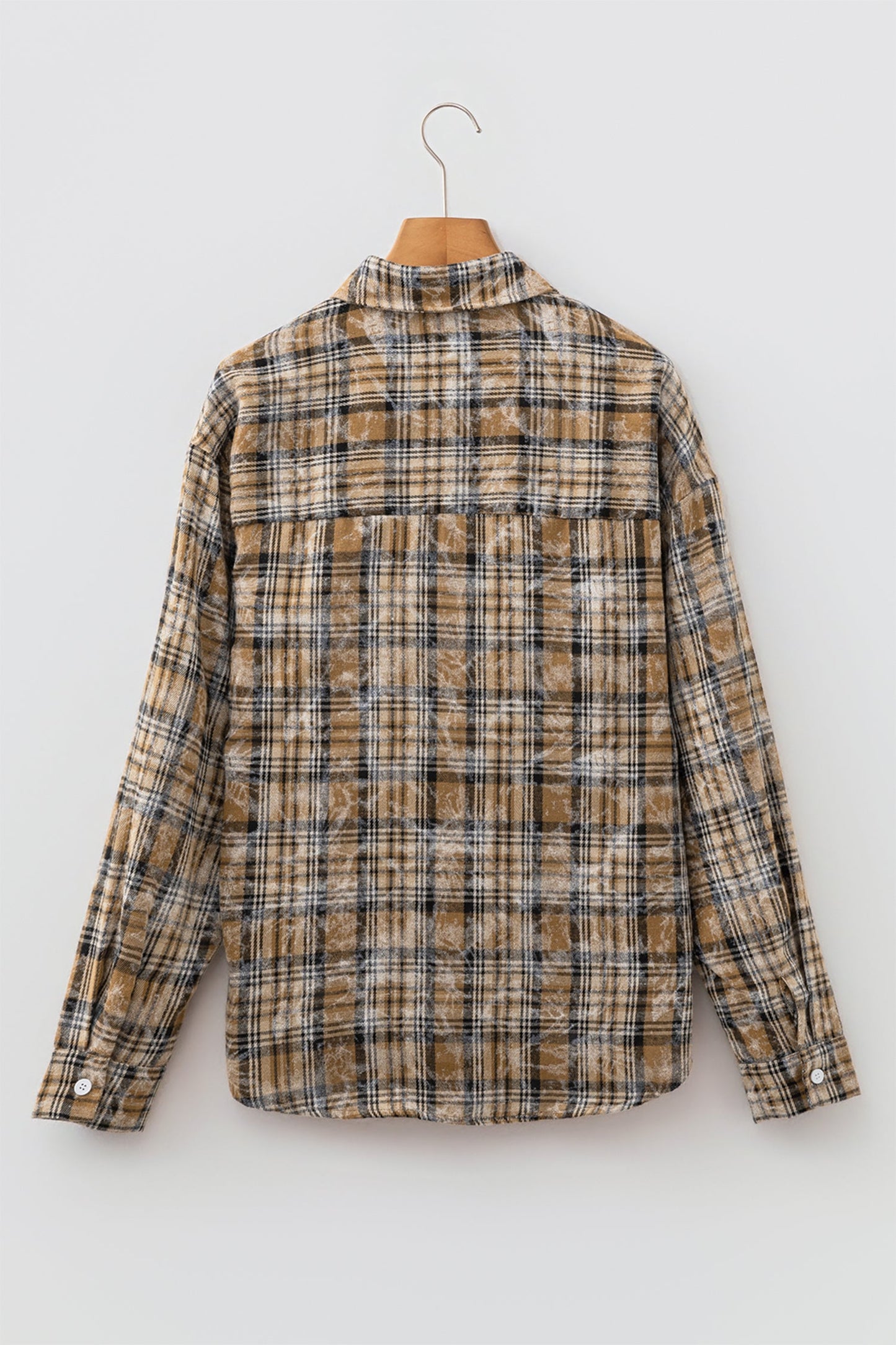 Plaid Long Sleeve Button Down Shirt