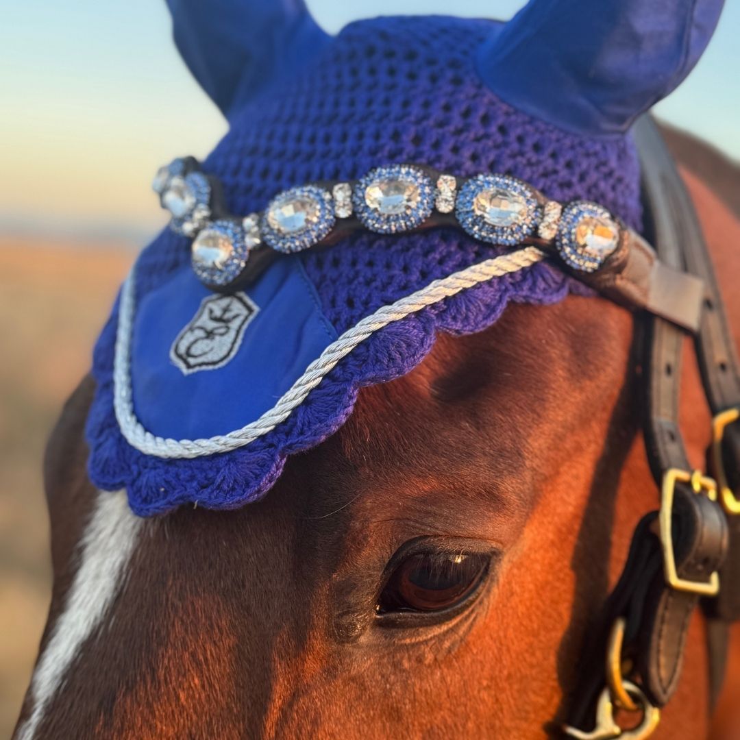 Majorelle Blue Ultra Bling Browband