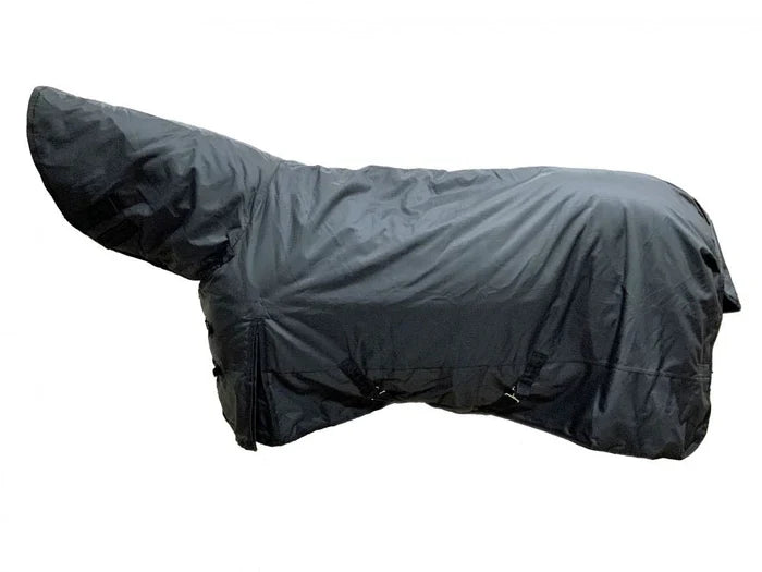 1200D Waterproof & Breathable Combo Full Neck Turnout Blanket – Black