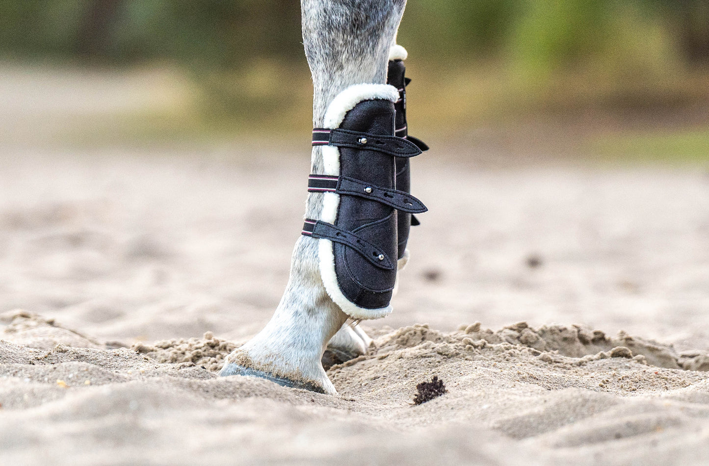 Midnight Black Open-Front Boots