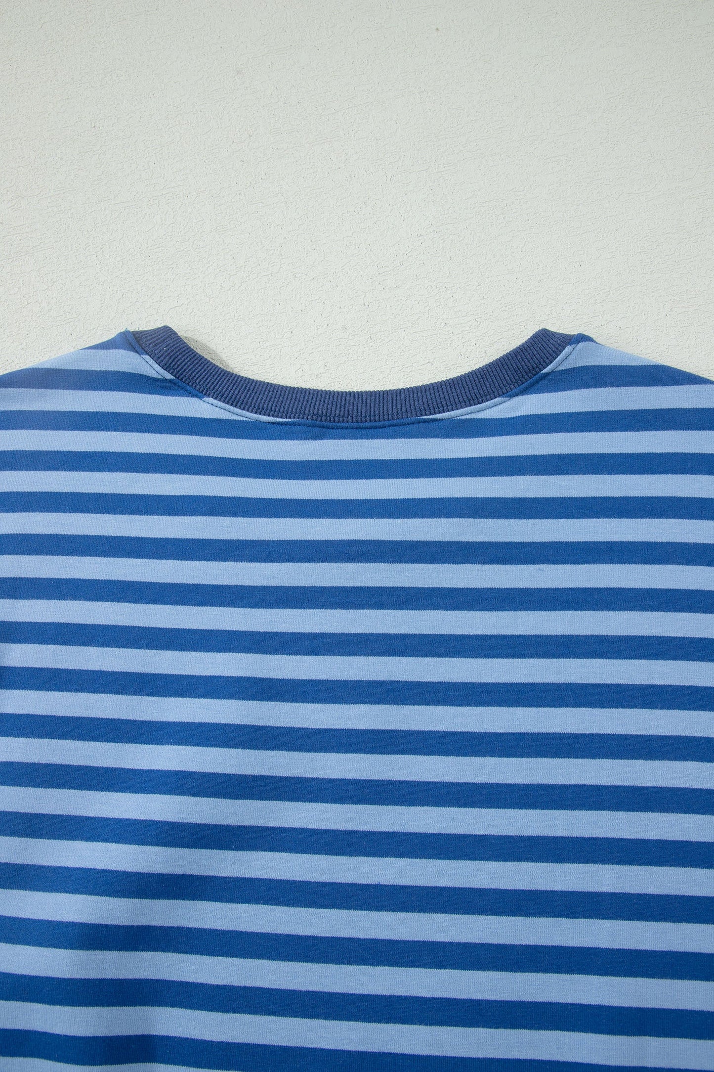 Stripe Short Sleeve Top & High Waist Short Set