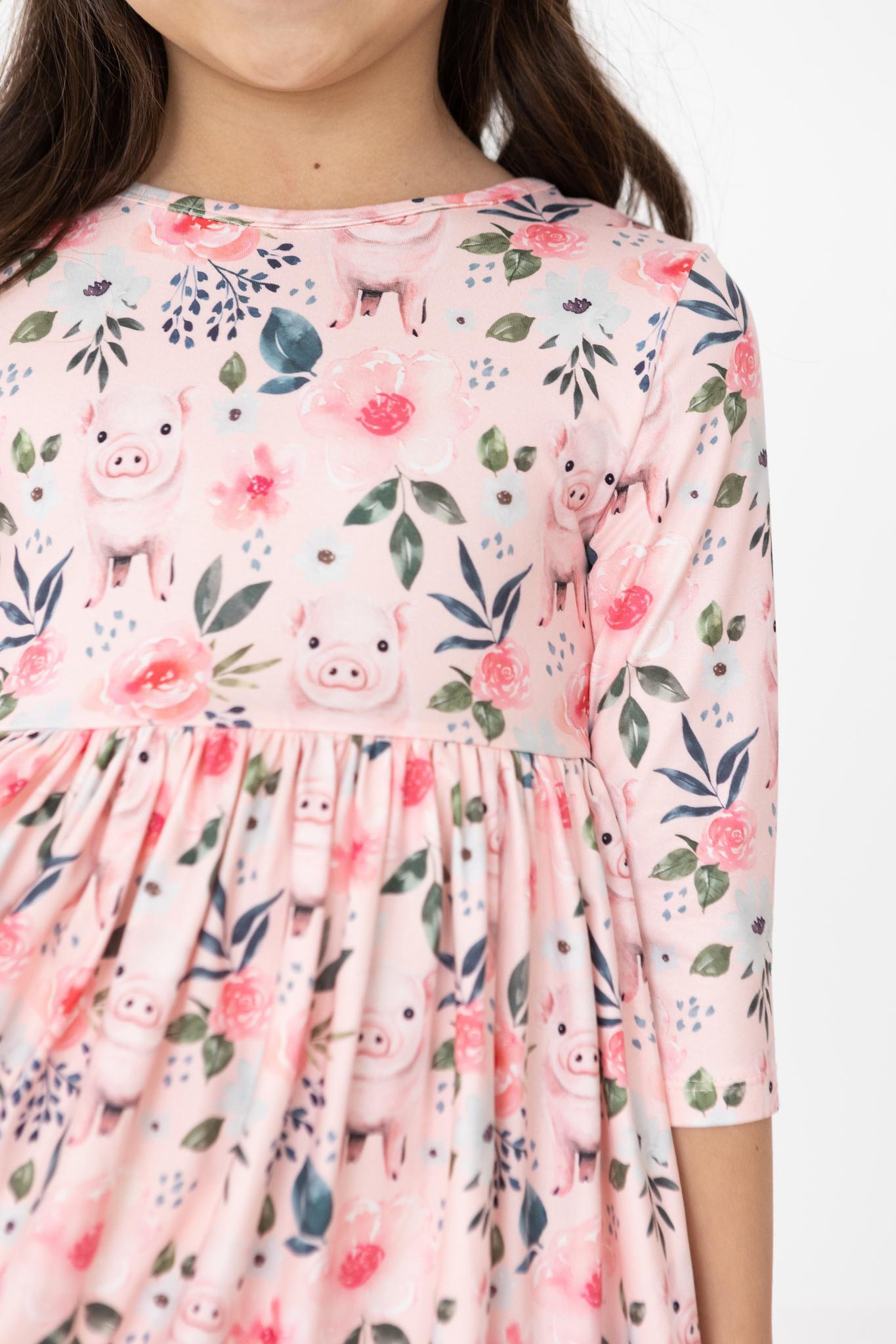 SALE This Little Piggy Twirl Dress