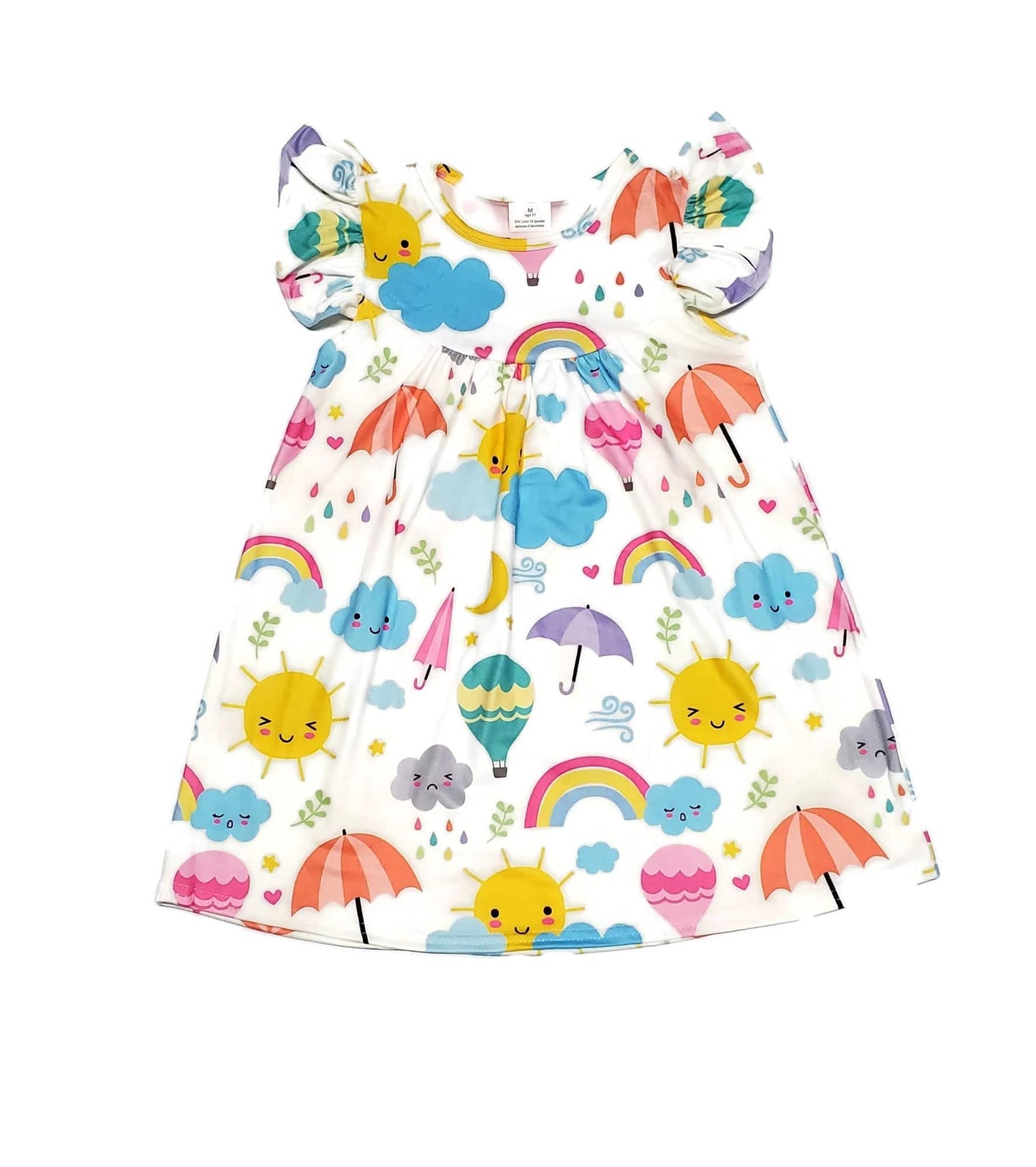 Spring Friends Milk Silk Flutter Dress