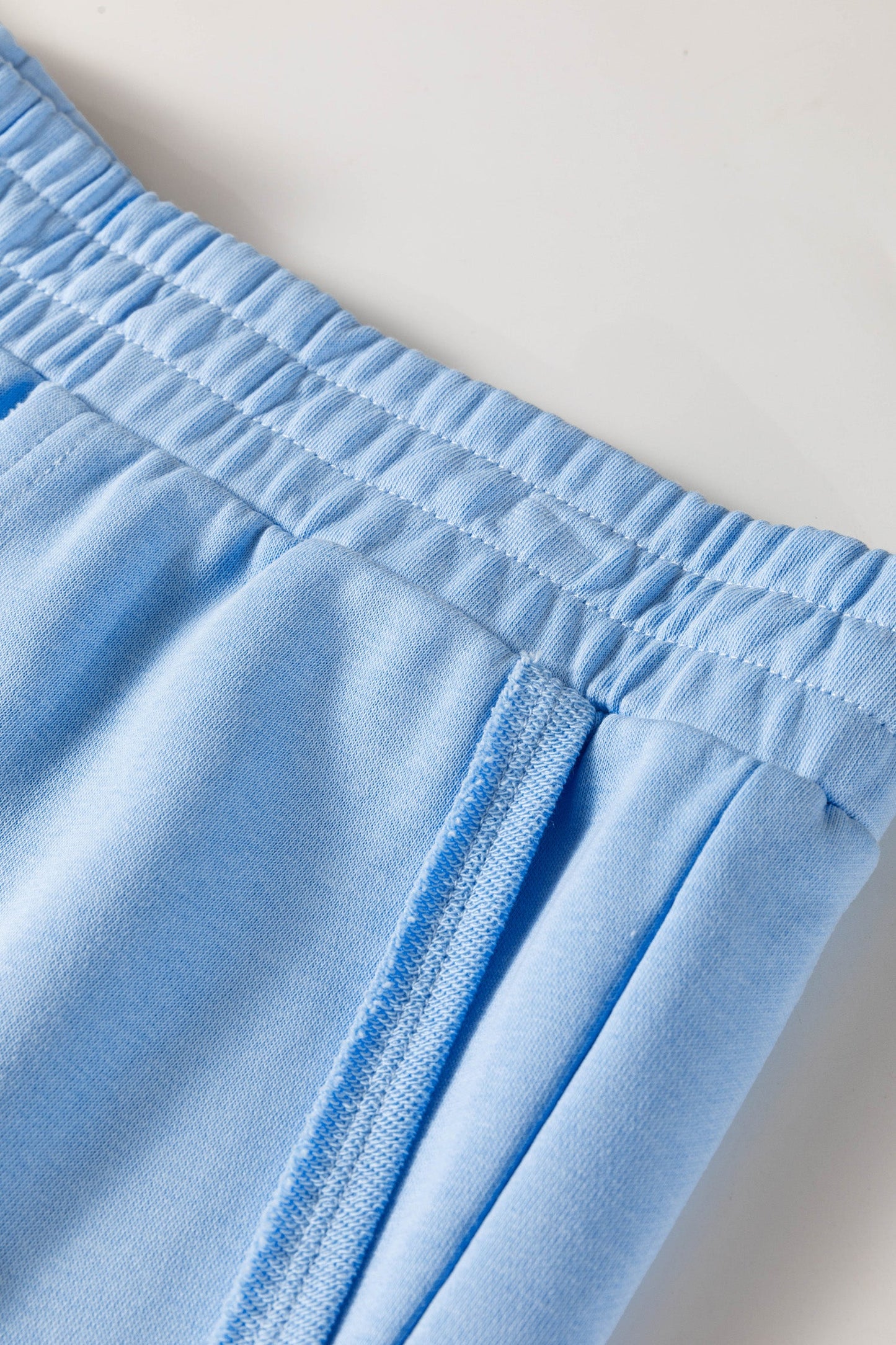 Plus Size Solid Polo Tee & Elastic Waist Shorts