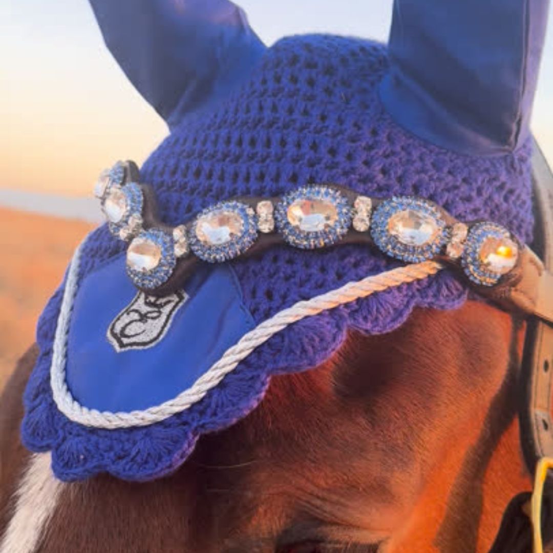 Majorelle Blue Ultra Bling Browband