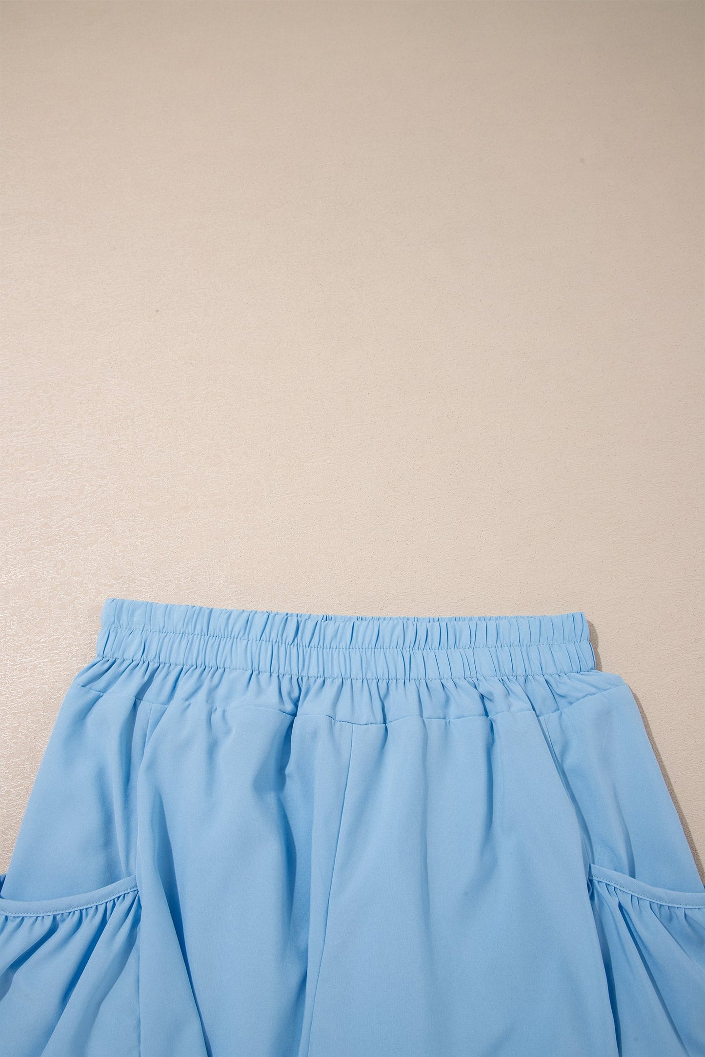 Solid Ribbed Tank & Wide Leg Shorts Set