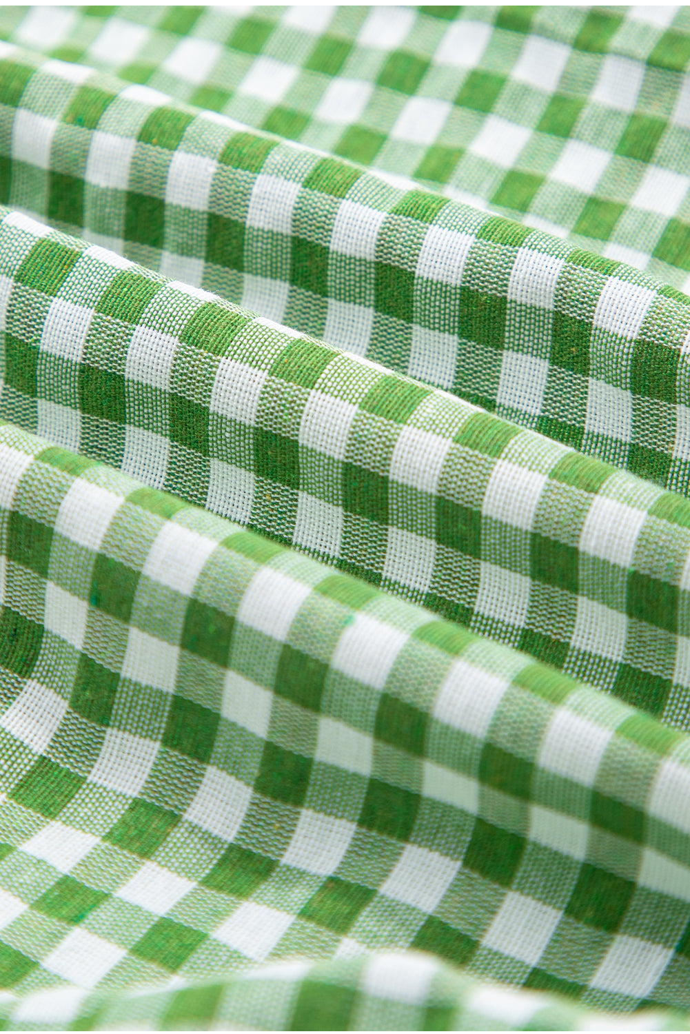 Gingham High Waist Shorts