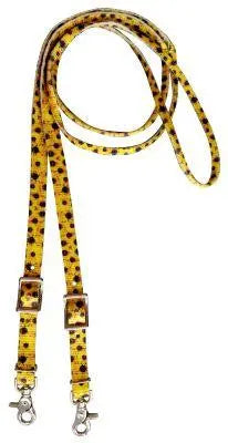 3/4" x 8ft Sunflower nylon contest rein with scissor snap end