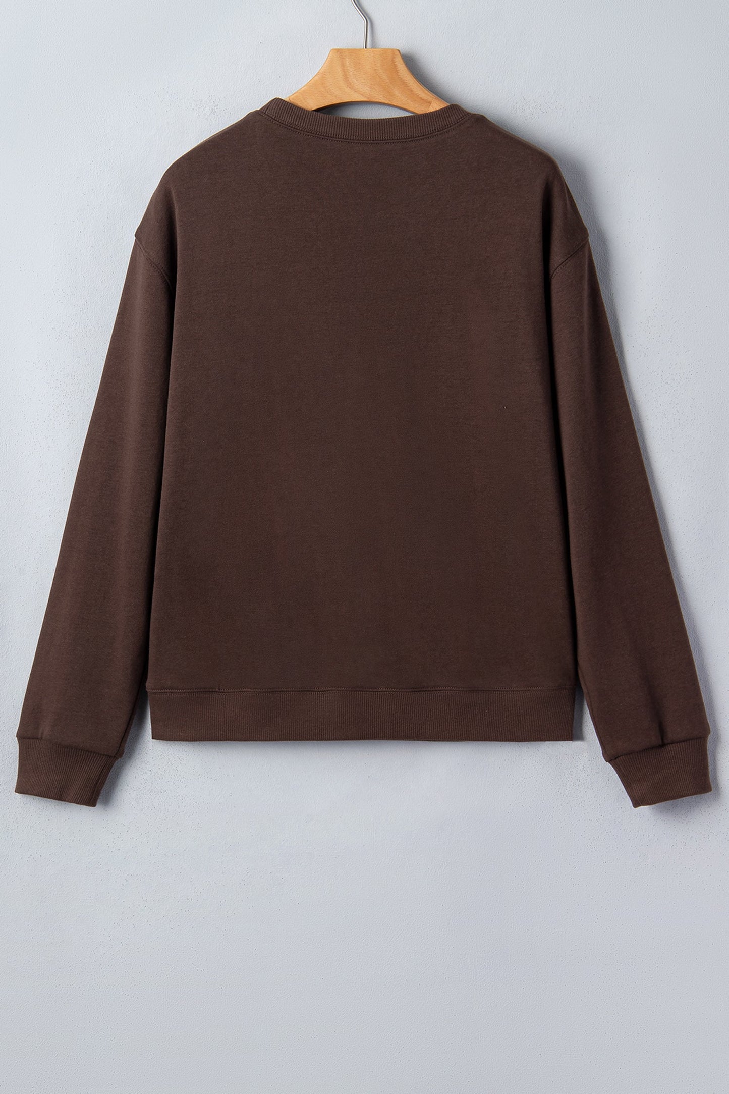 Pray Floral Stripe Gingham Embroidered Patch Sweatshirt
