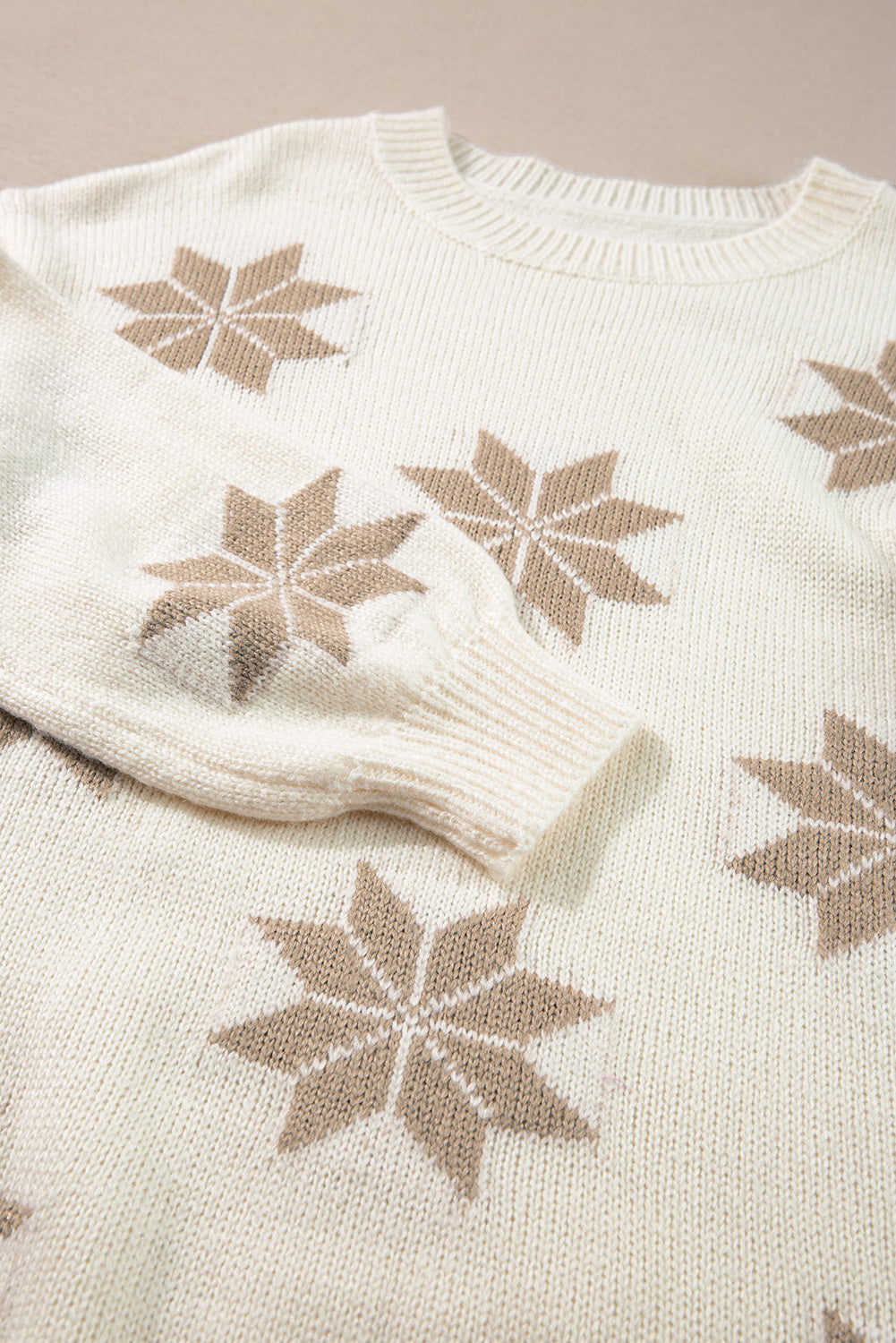 Christmas Snowflake Crewneck Sweater
