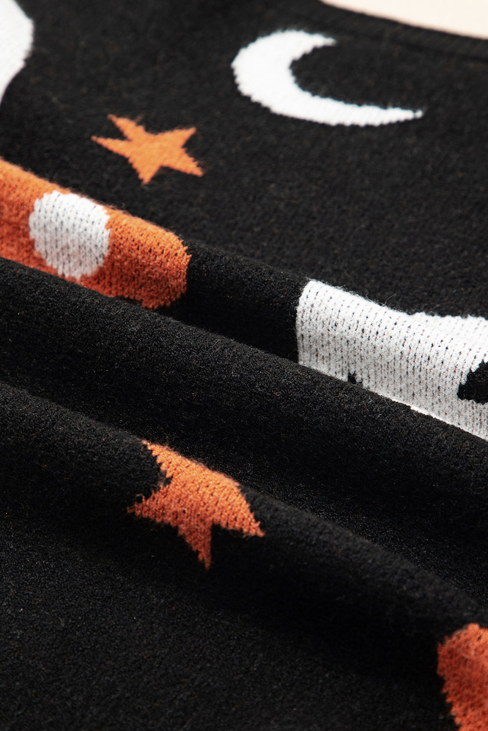 Halloween Mythical Night Drop Shoulder Sweater