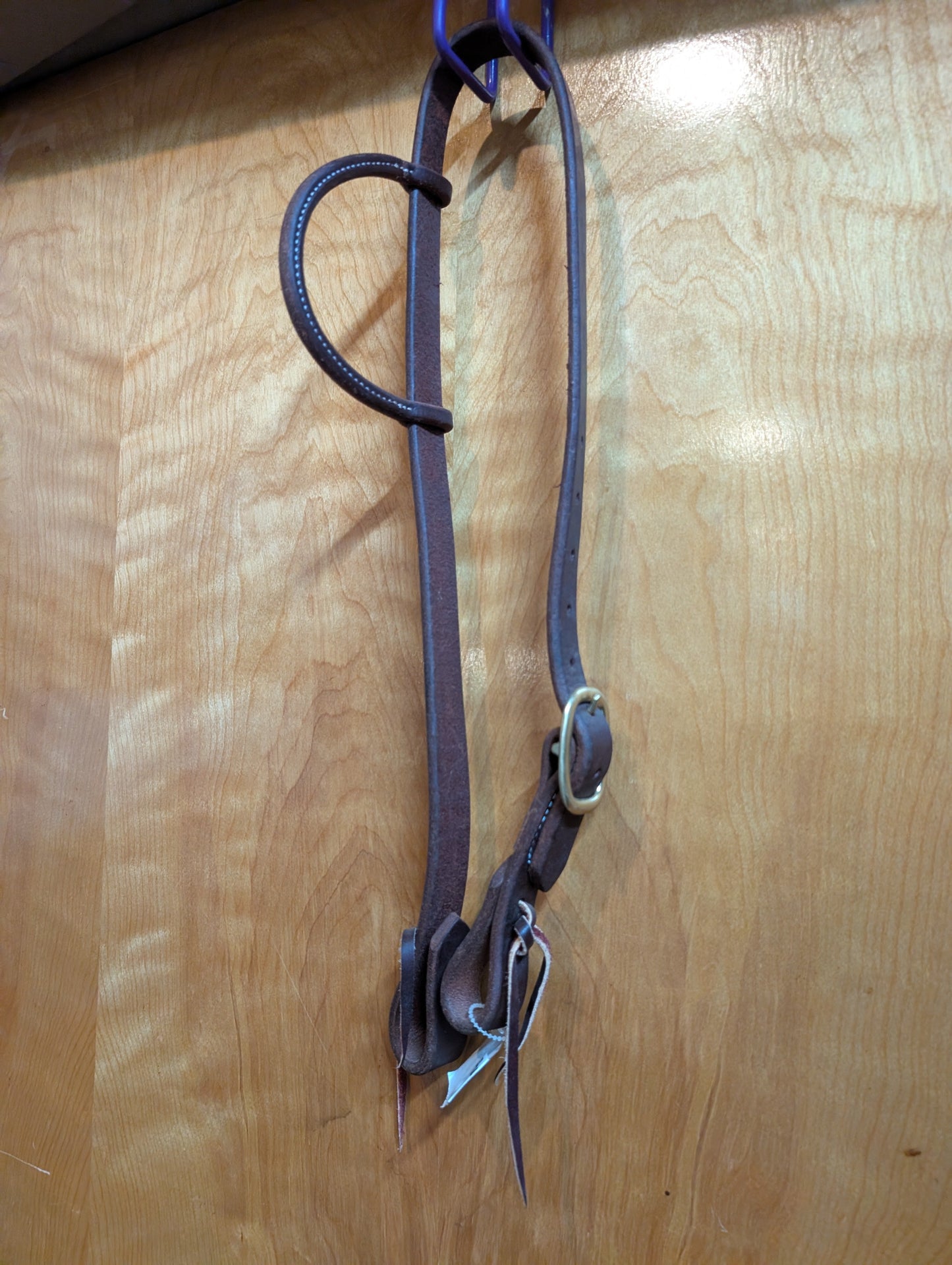 Harness Leather 1" Sliding Ear Headstall