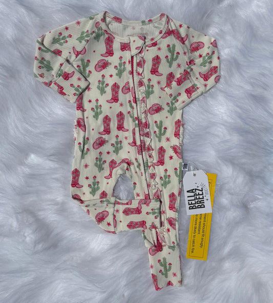 Coastal Cowgirl Ribbed Bamboo Sleeper