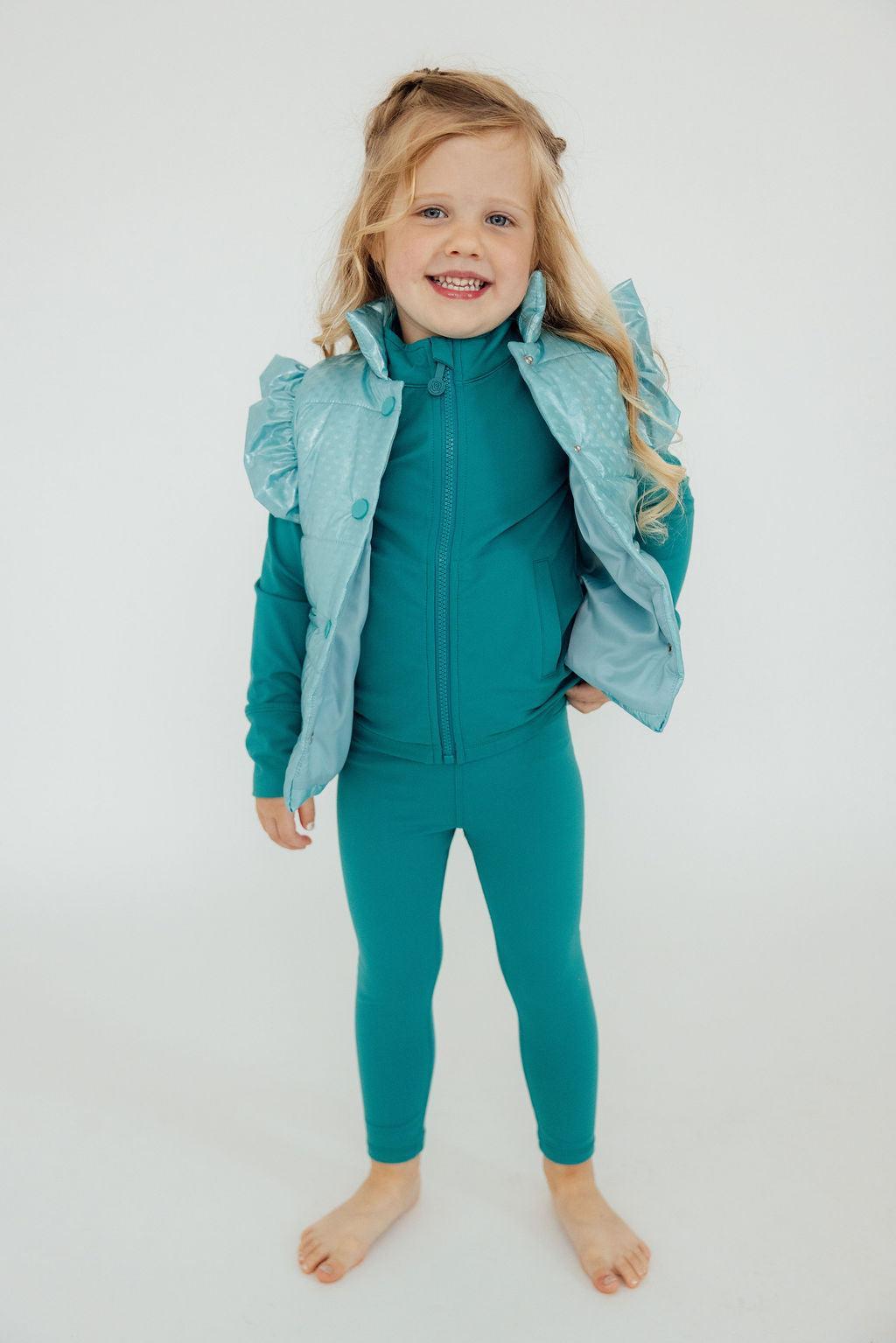 Turbo Teal Active Legging