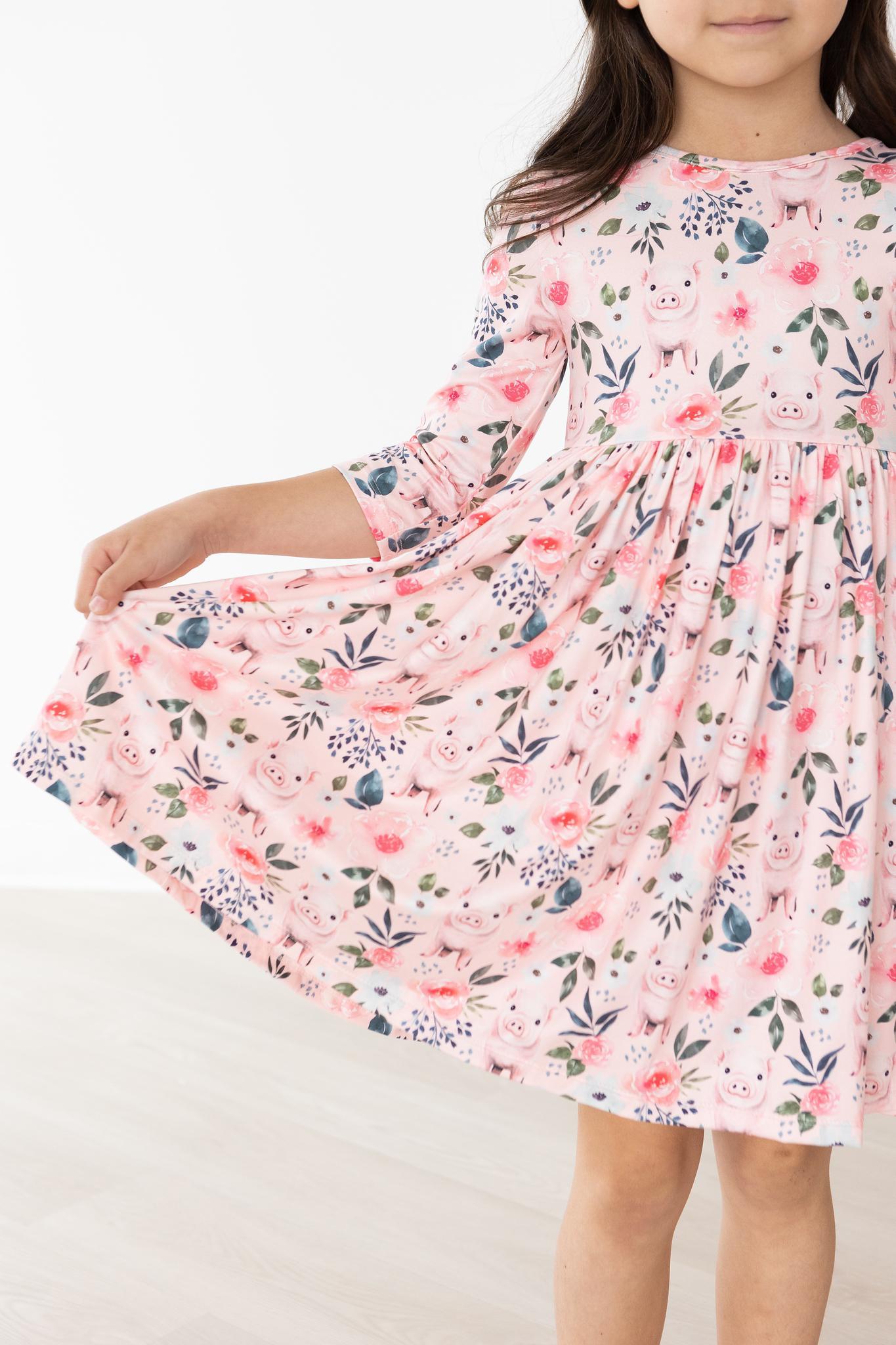 SALE This Little Piggy Twirl Dress