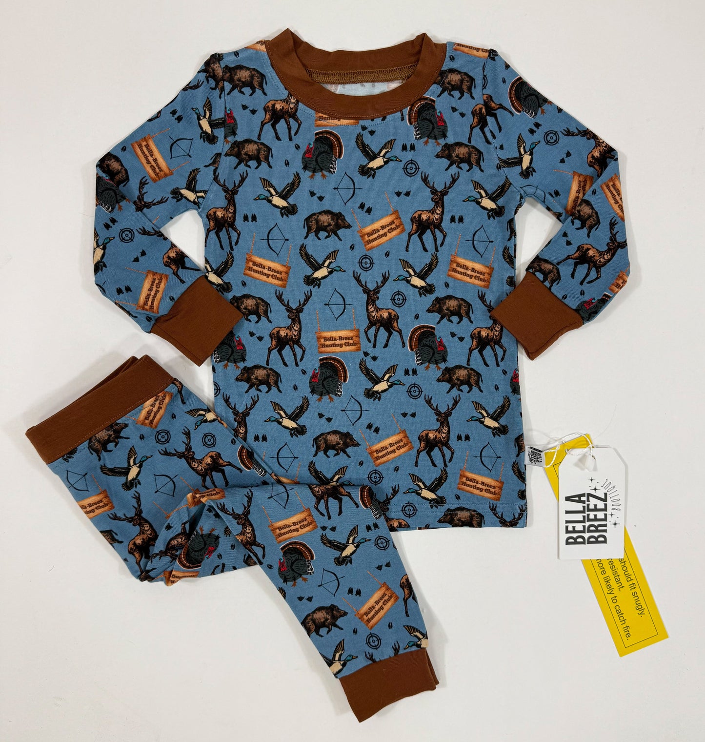 BLUE Bella-Breez Hunting Club Bamboo Set (FINAL SALE)