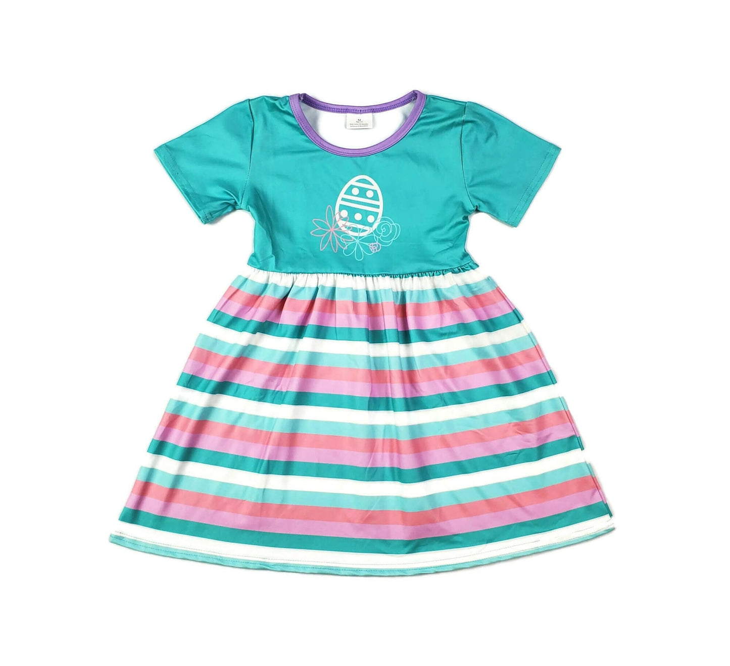 Eggcelent Short Sleeve Milk Silk Dress
