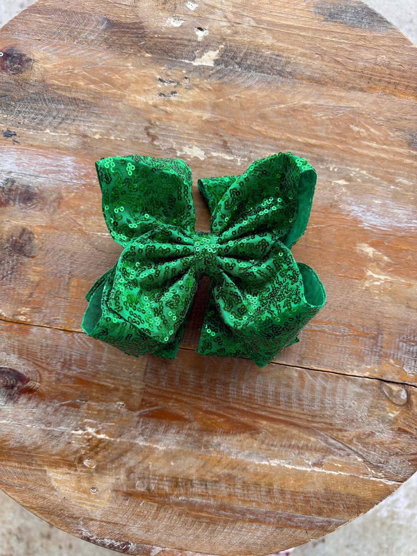 Sequin 7 inch bows