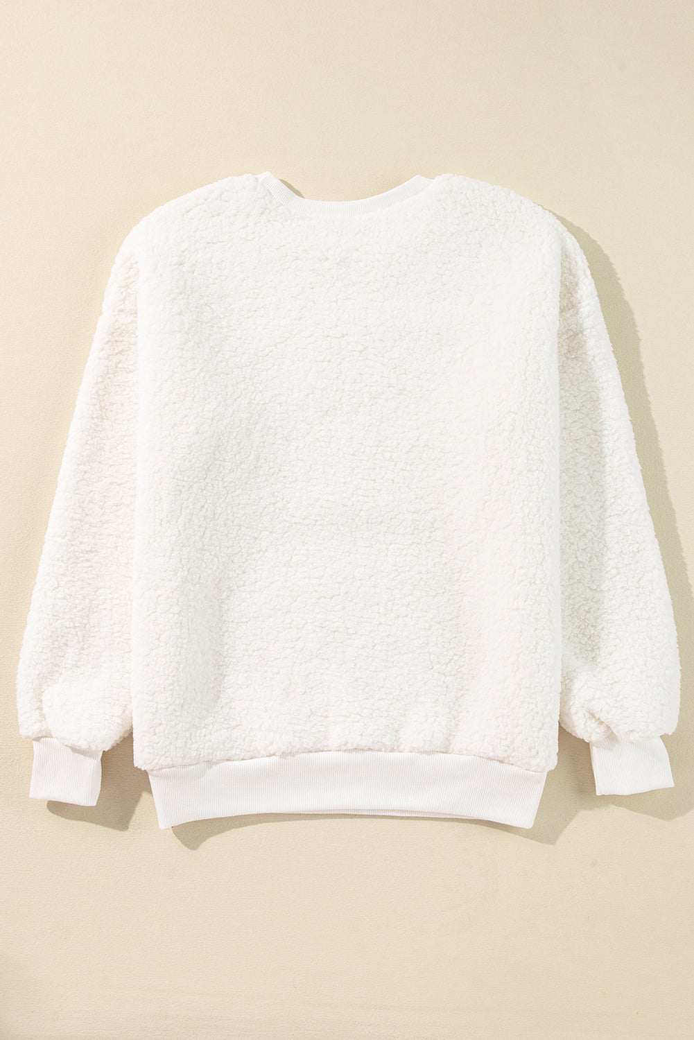 Christmas MERRY & Bright Chenille Sherpa Sweatshirt